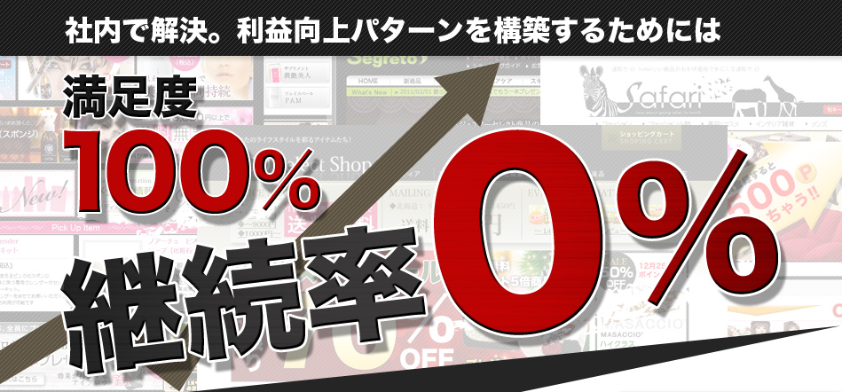 満足度100%継続度0%